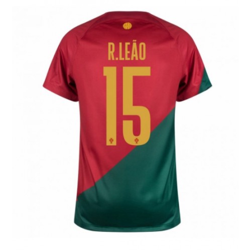 Portugal Rafael Leao #15 Replica Home Shirt World Cup 2022 Short Sleeve